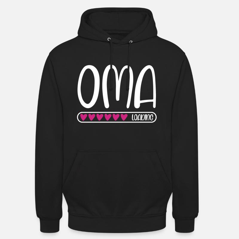 Oma loading - Unisex Hoodie - Schwarz