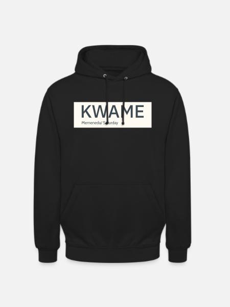 Kwame - Unisex Hoodie - Schwarz