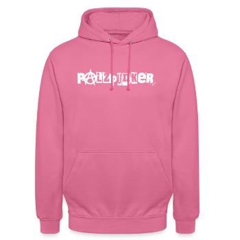 Palzpunker Pfalz Palatinate Anarchy Punk - Unisex Hoodie - pink - Front - Alina (178cm) & Michal (187cm)