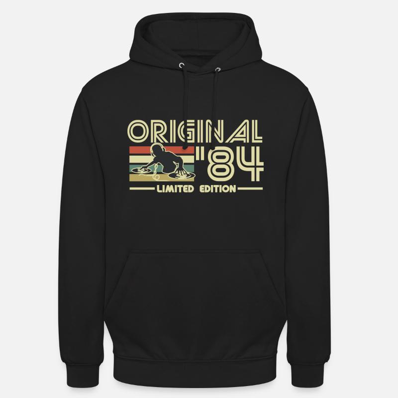 1984 - Sweat-shirt à capuche unisexe - noir