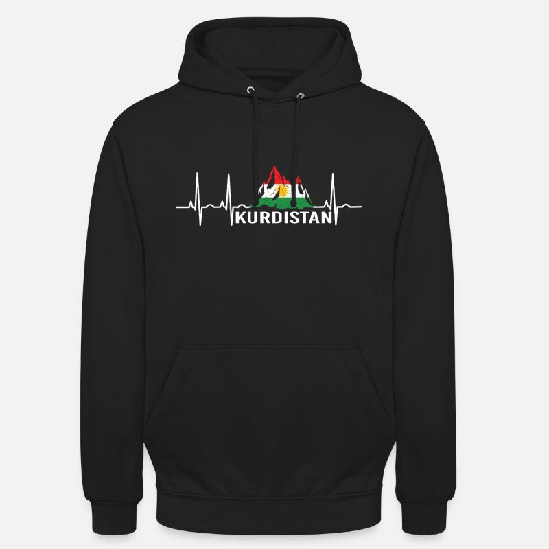 Drapeau du Kurdistan Bakur Bashur Rojava Rojhlt Newroz Sweat-shirt à capuche unisexe