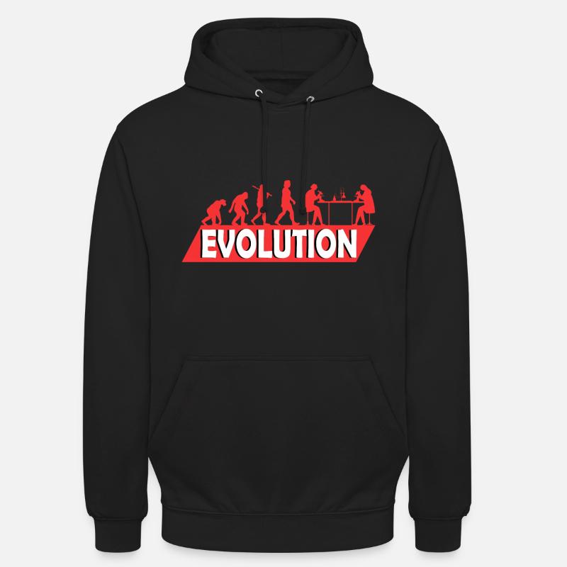 Biologie Biologiste Études Étudiant Évolution - Sweat-shirt à capuche unisexe - noir