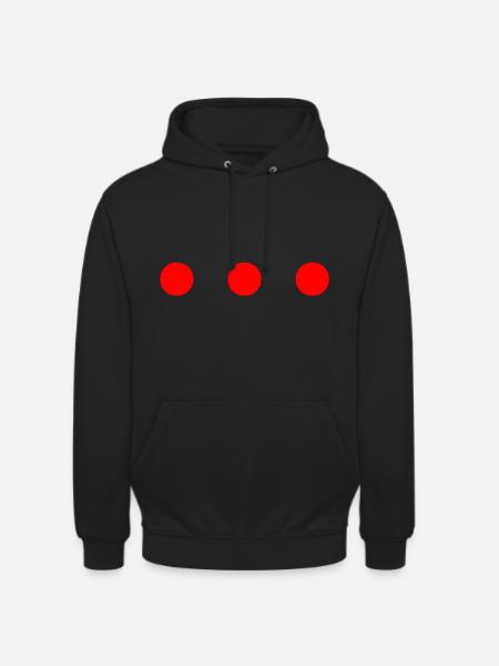 Three points - Unisex Hoodie - black
