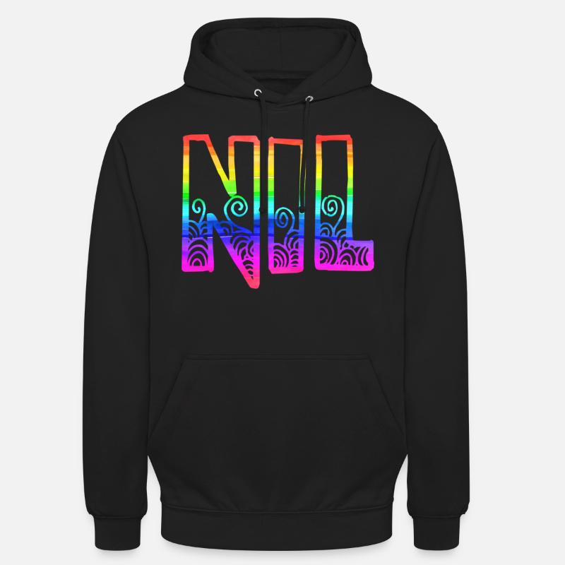 nil rs regenbogen - Unisex Hoodie - Schwarz