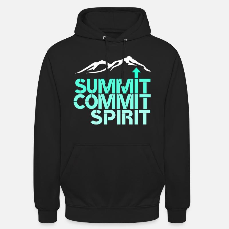 Sommet Spirit Commitment - Sweat-shirt à capuche unisexe - noir