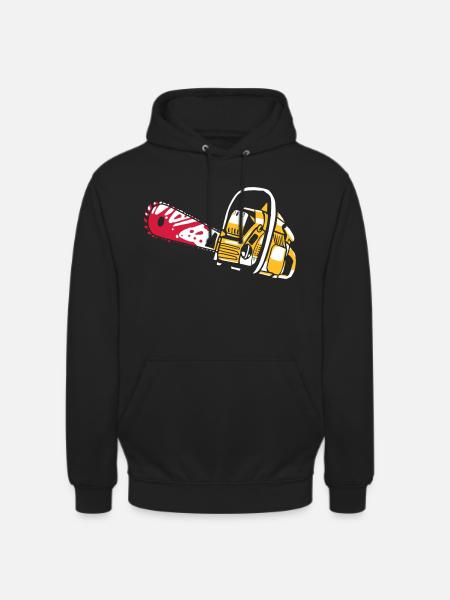 Chainsaw Partnershirt - Papa - Unisex Hoodie - black