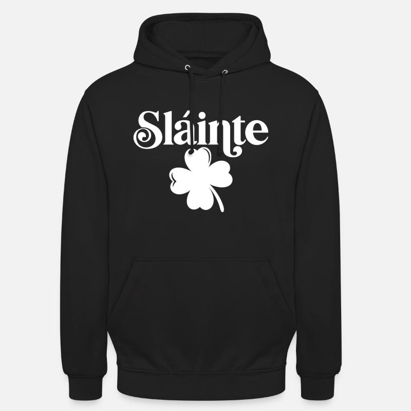 Sláinte - Sweat-shirt à capuche unisexe - noir