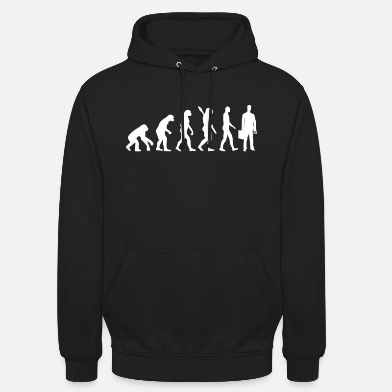 Evolution Buchhalter Buchhaltung Buchhalterin w - Unisex Hoodie - Schwarz