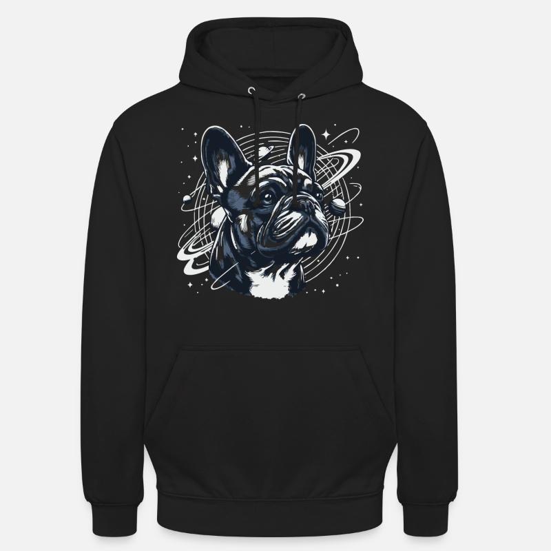 Frenchi dans l’espace 3 - Sweat-shirt à capuche unisexe - noir