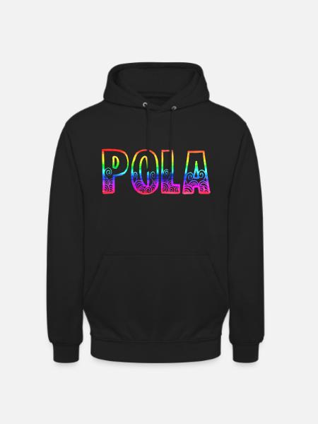 pola rs regenbogen - Unisex Hoodie - Schwarz