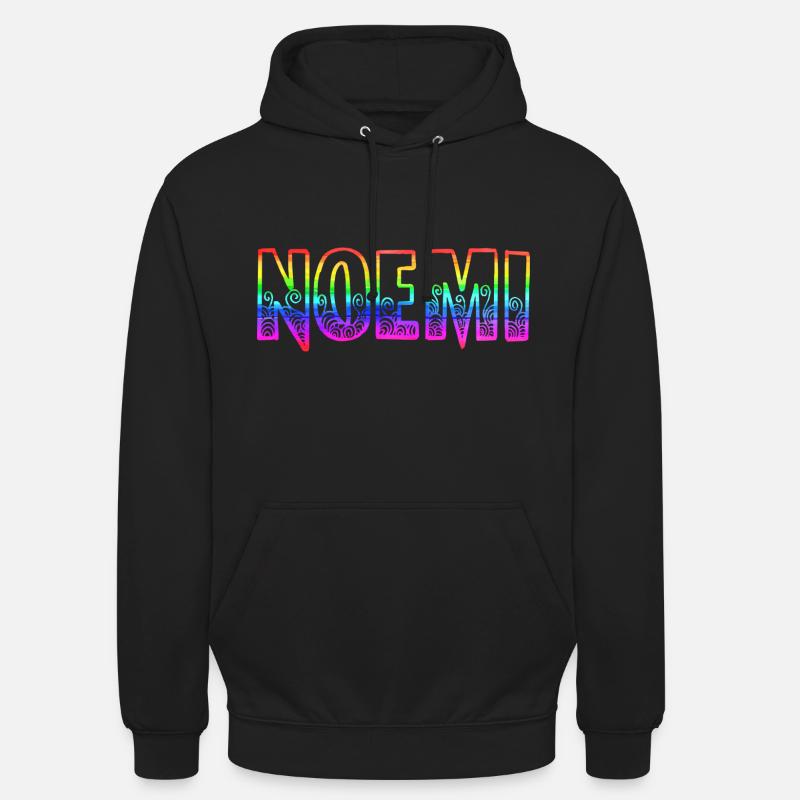 noemi rs regenbogen - Unisex Hoodie - Schwarz