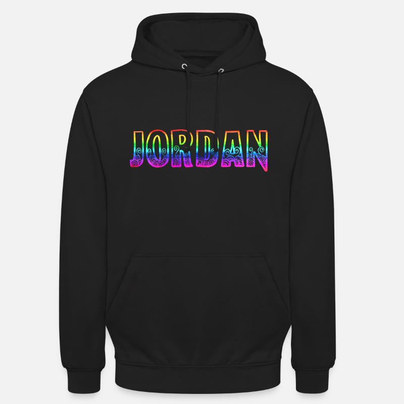 jordan rs regenbogen - Unisex Hoodie - Schwarz