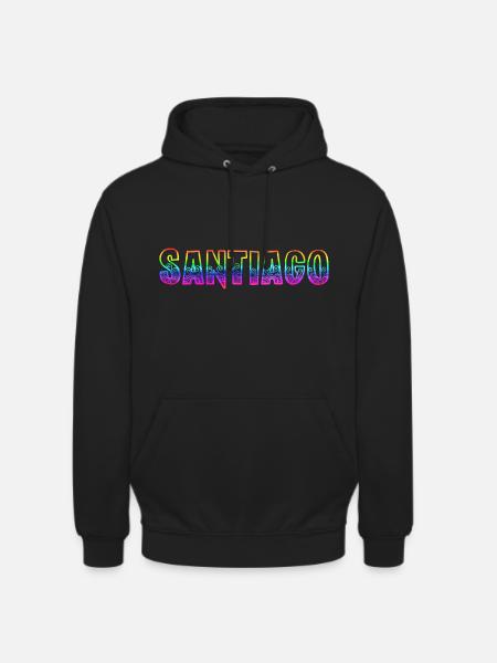 Santiago RS Rainbow - Unisex Hoodie - black