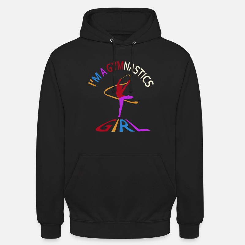Ich bin ein Gymnastikmädchen - Unisex Hoodie - Schwarz