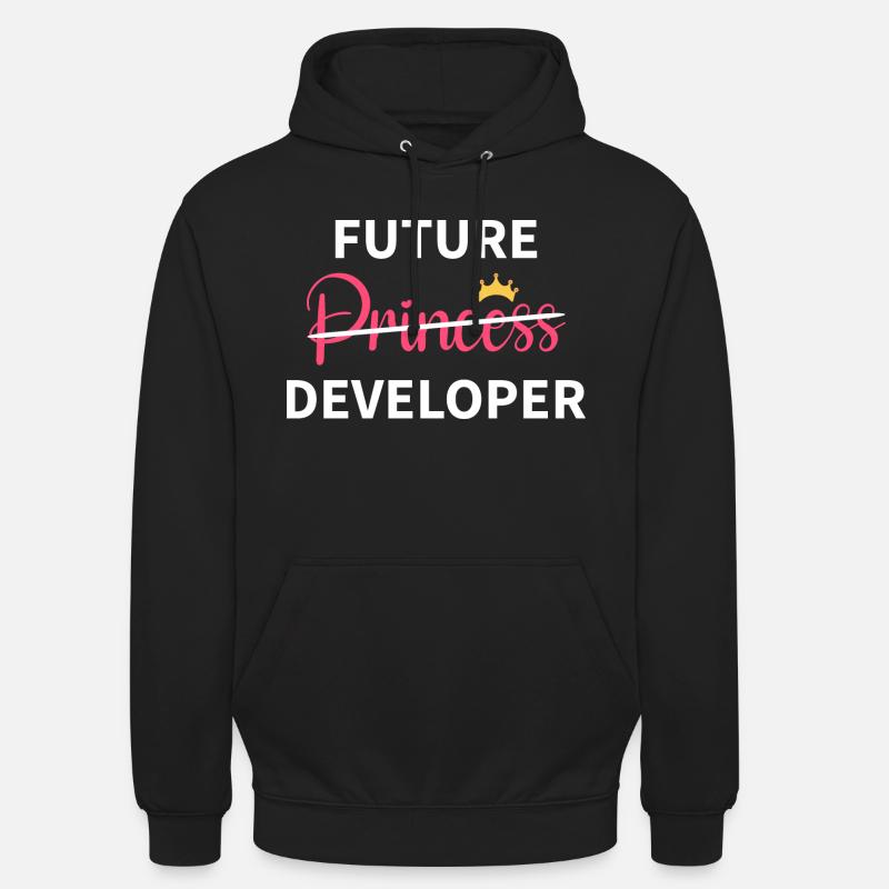 Feminist Girl - Future Developer I - Sweat-shirt à capuche unisexe - noir