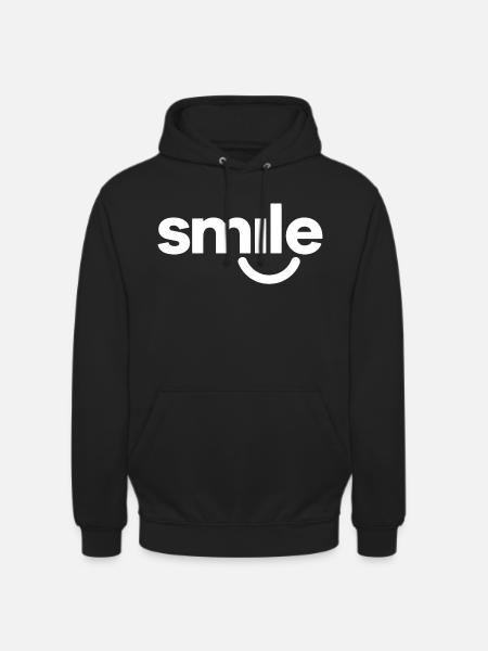 Smile - Unisex Hoodie - black