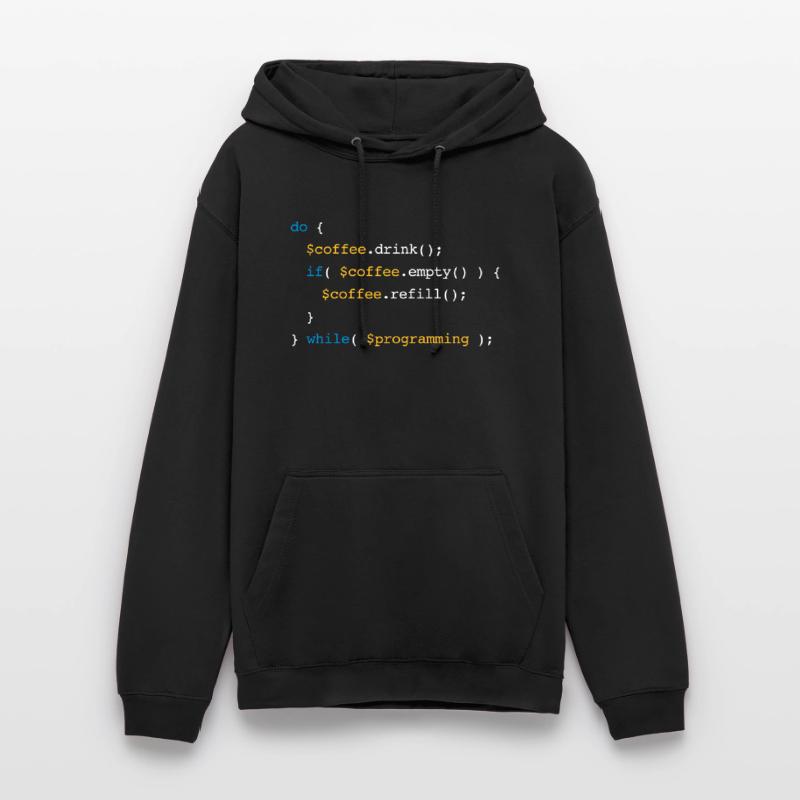 Code Coffee Refill Programming v2 Unisex Hoodie