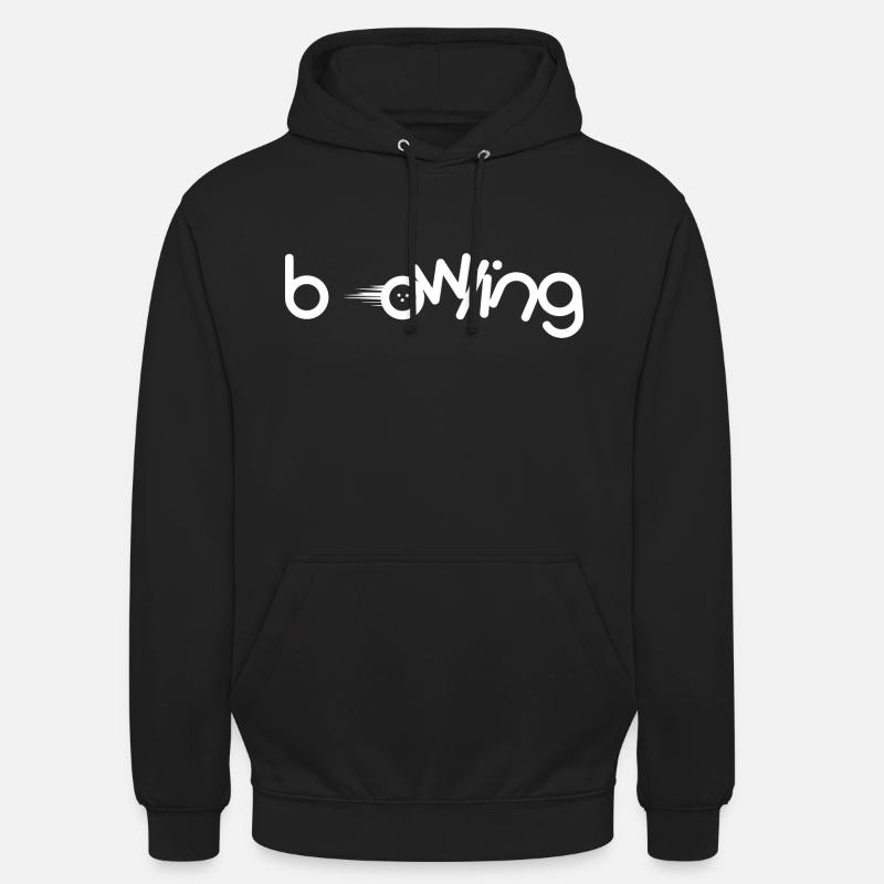 Bowling - Sweat-shirt à capuche unisexe - noir