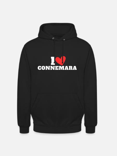 J'adore le Connemara - Sweat-shirt à capuche unisexe - noir