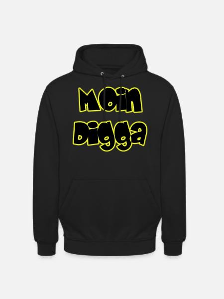 Moin Digga - Unisex Hoodie - Schwarz
