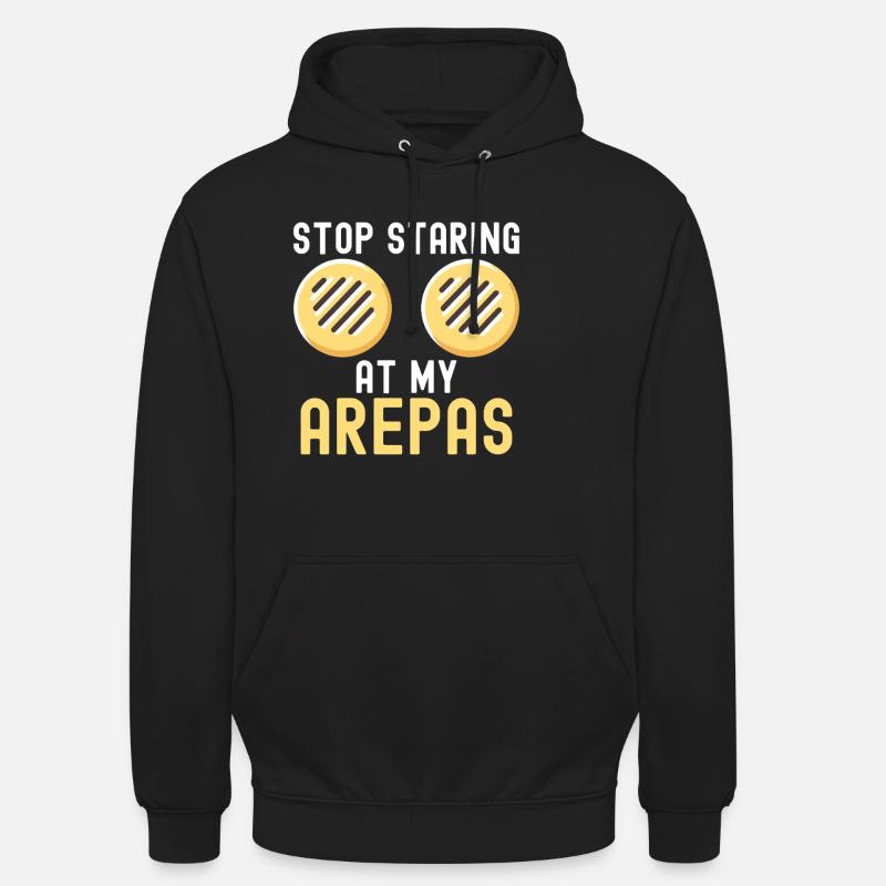 Arepas vénézuélienne - Sweat-shirt à capuche unisexe - noir