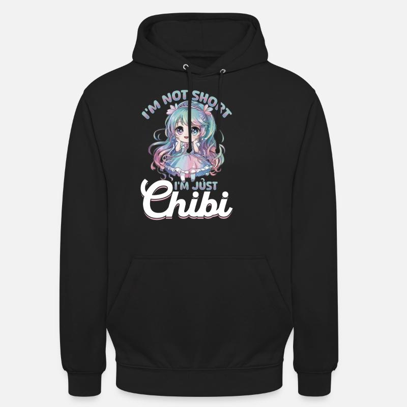 Anime Chibi Kawaii - Sweat-shirt à capuche unisexe - noir