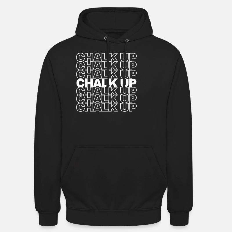 Boulderer Chalk Up Bloc - Sweat-shirt à capuche unisexe - noir