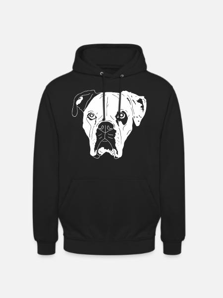 Boxer Mix - Unisex Hoodie - Schwarz