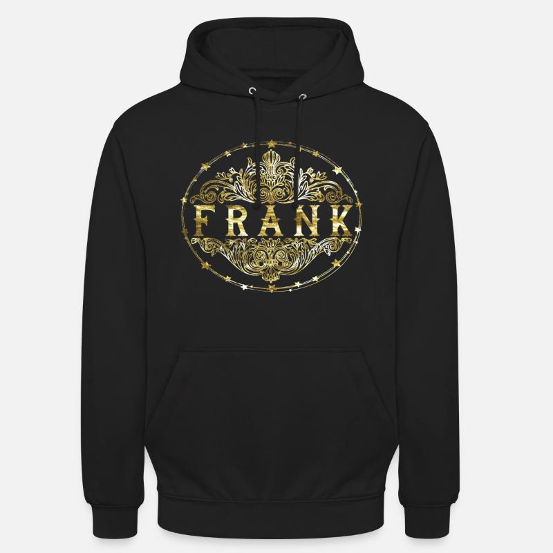 Franc - Sweat-shirt à capuche unisexe - noir