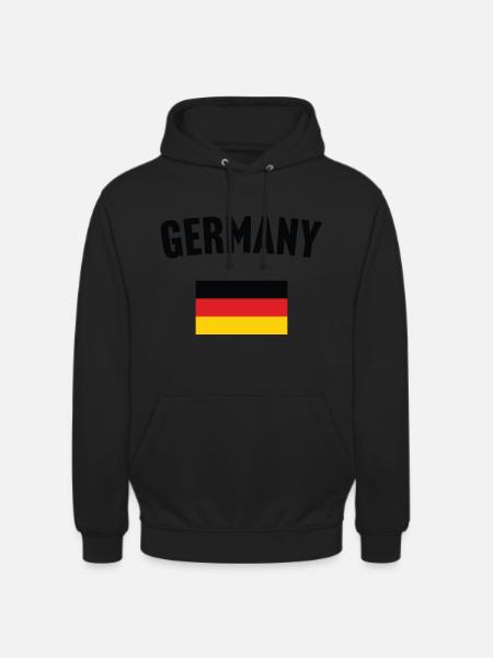 Germany Flag - Unisex Hoodie - black