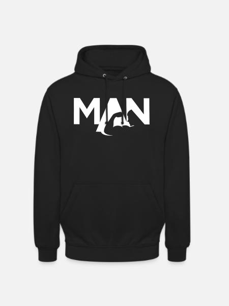 The Manly Man - Unisex Hoodie - Schwarz