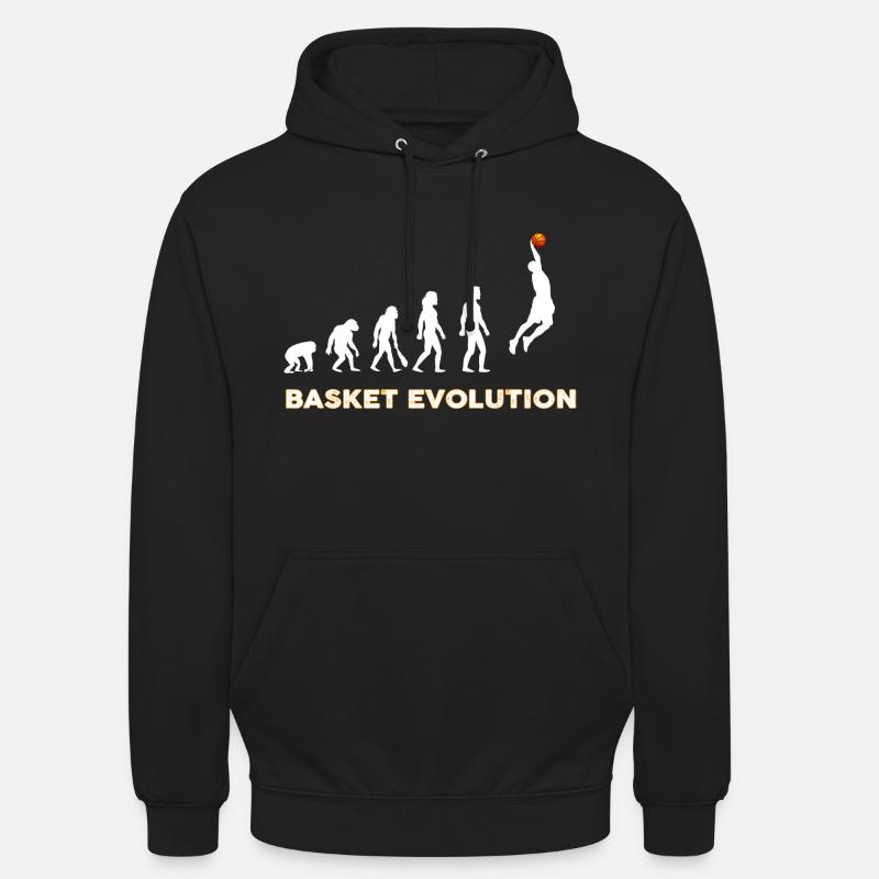 Basket evolution Dunk - Sweat-shirt à capuche unisexe - noir