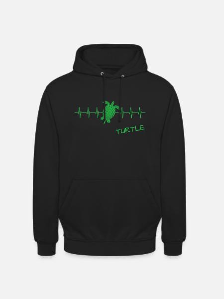 Turtle - Unisex Hoodie - Schwarz
