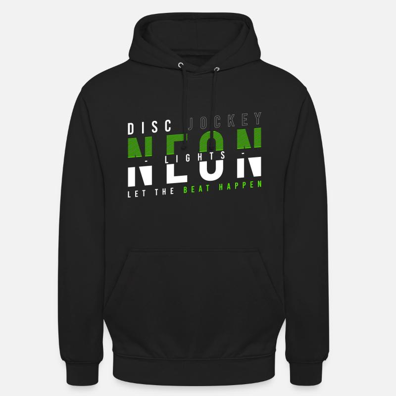 Son DJ Techno - Sweat-shirt à capuche unisexe - noir