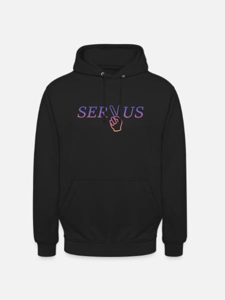 Servus - Unisex Hoodie - Schwarz