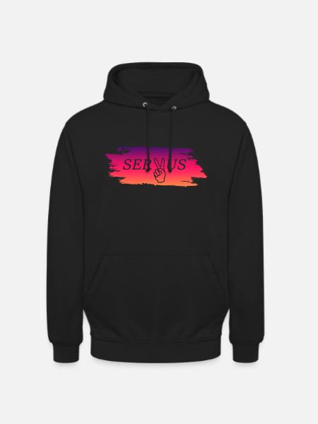 Servus - Unisex Hoodie - Schwarz