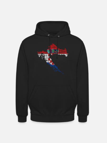 Croatia - Unisex Hoodie - Schwarz