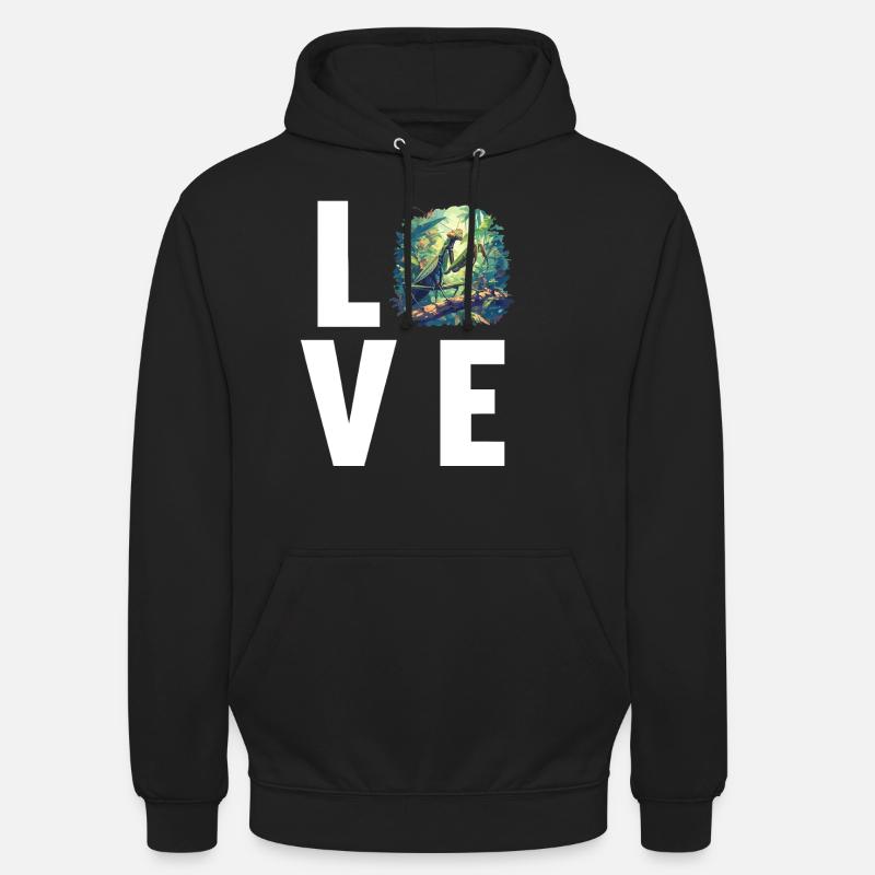 Gottesanbeterinnenen Gottesanbeterin - Unisex Hoodie - Schwarz