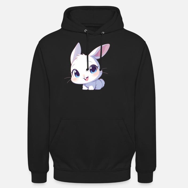Lapin Lapin - Sweat-shirt à capuche unisexe - noir