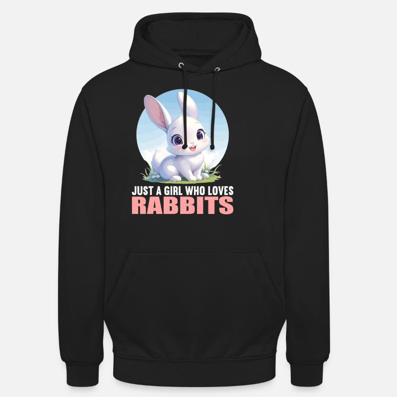 Lapin Lapin - Sweat-shirt à capuche unisexe - noir
