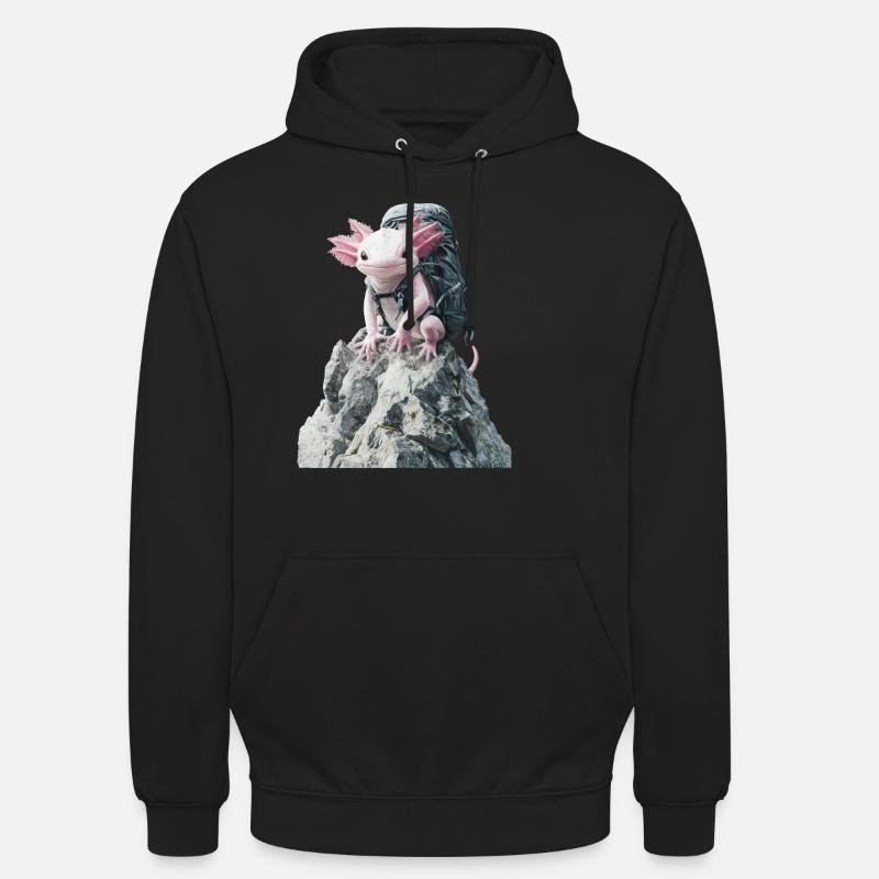 Axolotl - Unisex Hoodie - Schwarz