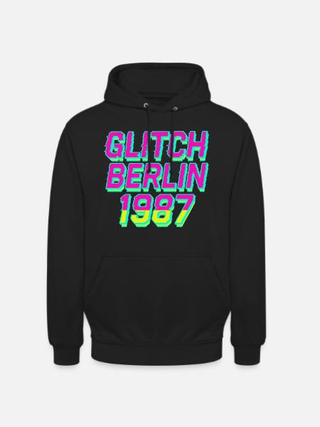 Glitch, Berlin 1987 - Unisex Hoodie - black
