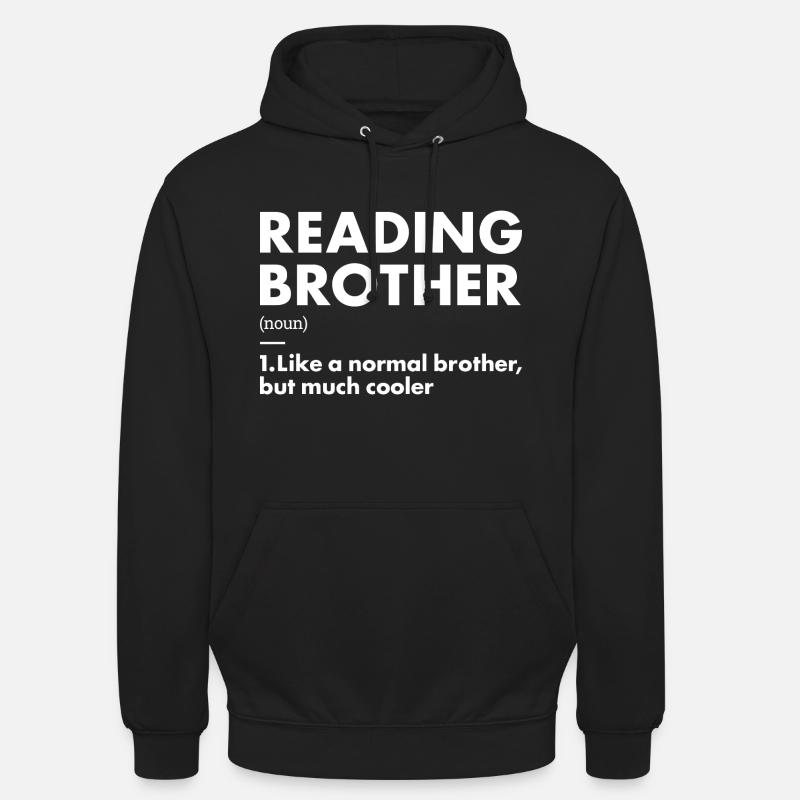 Reader Brother Definition Reading - Unisex Hoodie - black