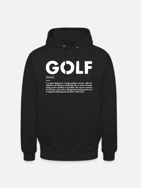 Sport Definition Golf - Unisex Hoodie - black