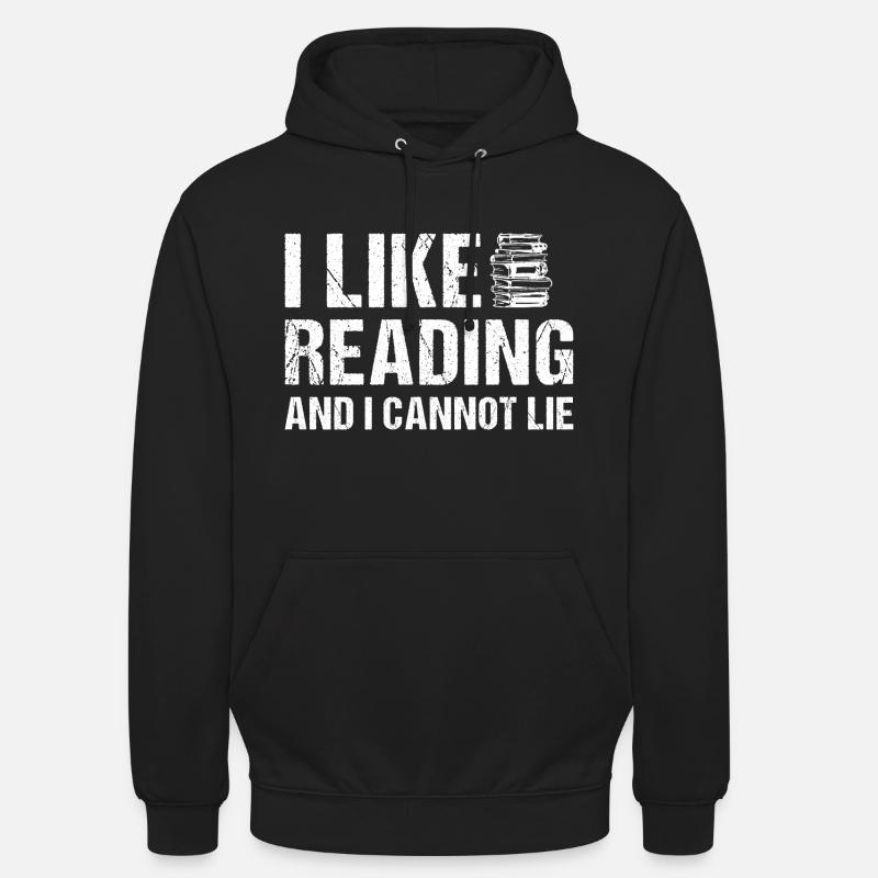 Reader I Like Reading - Unisex Hoodie - black