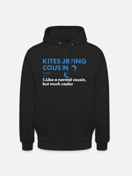 Sport Cousin Kitesurfing - Unisex Hoodie - black