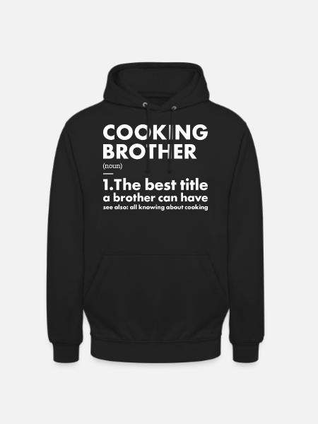 Cook Brother Definition Cooking - Unisex Hoodie - black