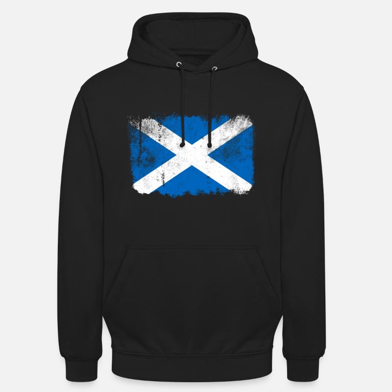Drapeau de l’Écosse - Sweat-shirt à capuche unisexe - noir