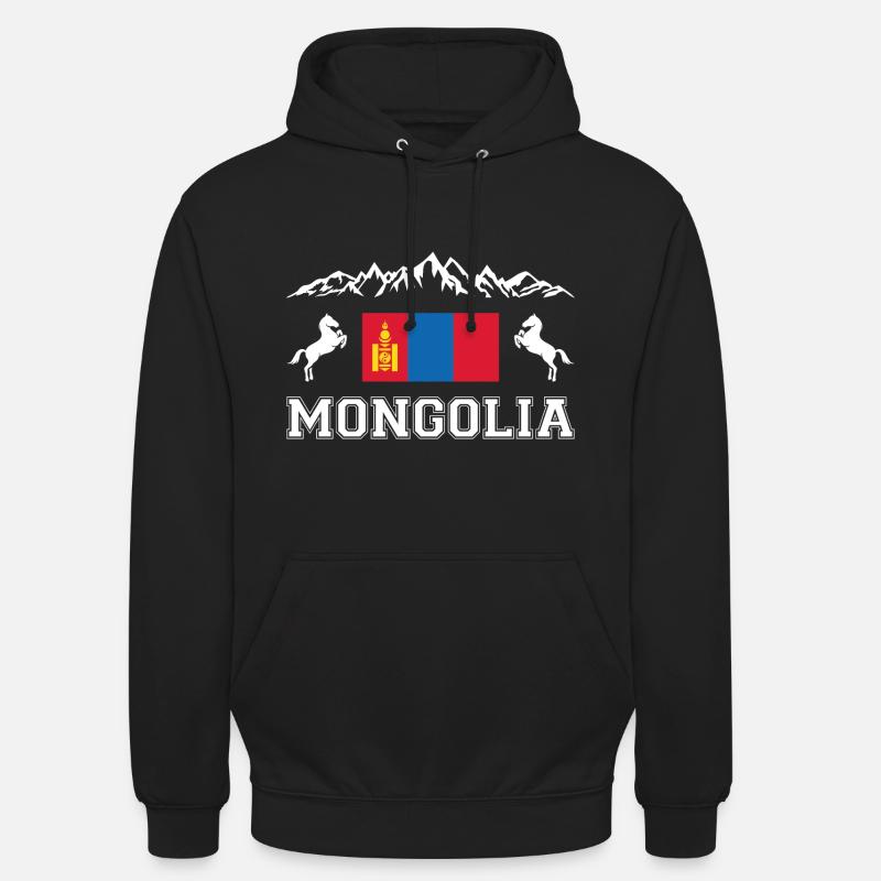 Mongolei - Unisex Hoodie - Schwarz