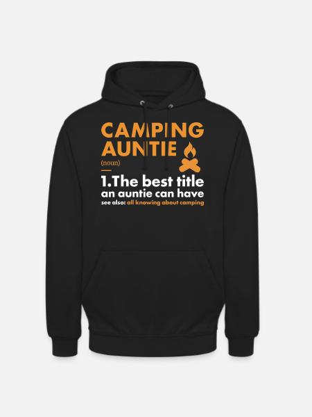 Camper Auntie Definition Camping - Unisex Hoodie - black